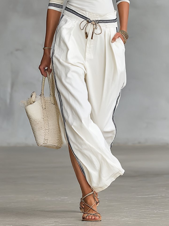 Sports Set Loose Trousers with Drawstring