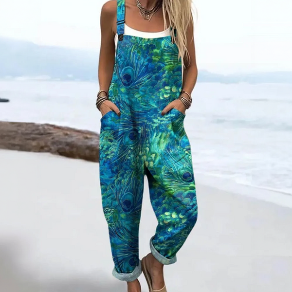 Peacock Breeze Dungarees
